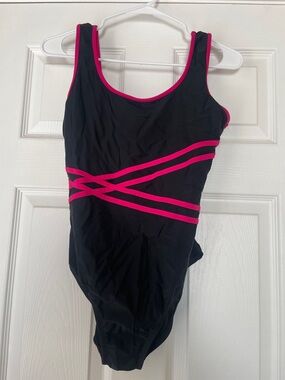Catalina Black and‎ Pink Swimsuit
